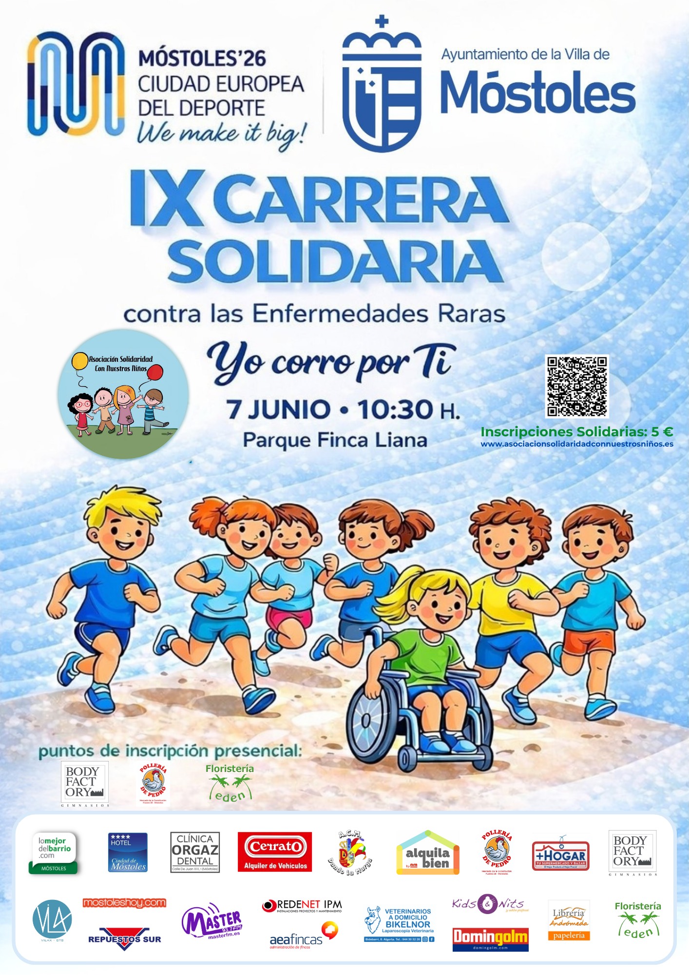 9º carrera solidaria infantil contra las enfermedades raras
